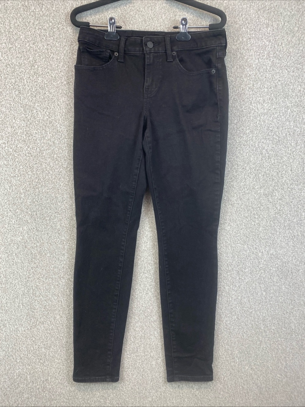 Lucky Brand Lolita Skinny Jeans Women’s Size 8/29 Black Moto Goth Stretch